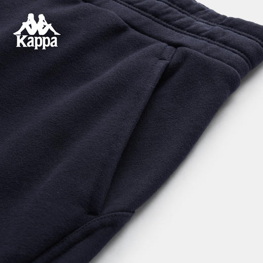 Kappa 运动裤女2025新款休闲针织束脚裤宽松刺绣长裤子K0F82AK21 商品图3