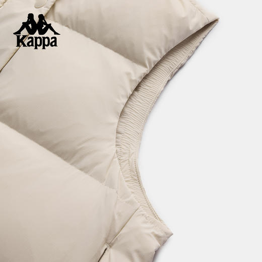 Kappa卡帕背靠背羽绒马甲女款2025新款冬季保暖连帽背心外套上衣K0F82NY81 商品图4