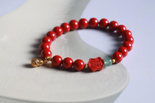 YHZS0117°双禧·朱砂手串 商品图2