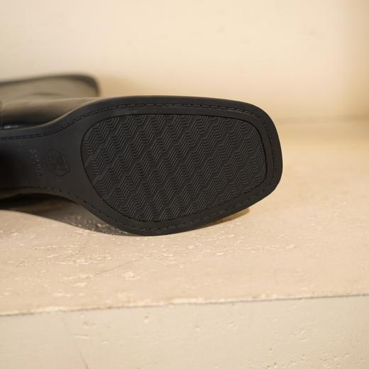 西村名物2025年冬季新款法式粗跟时装短靴舒适显瘦气质切尔西靴T25DS49591 商品图10