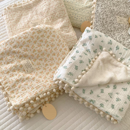 自然醒秋冬纱布绵软毯MT 商品图3