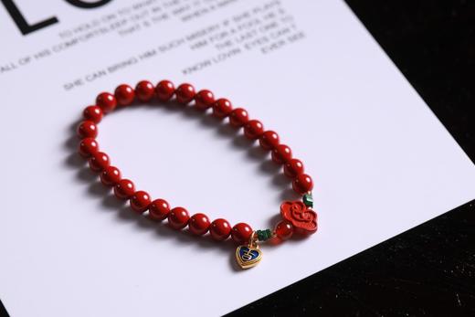 YHZS0148°吉祥·金禧·朱砂手串 商品图1