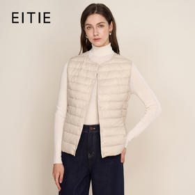 EITIE爱特爱舒适柔软打底贴身保暖内胆马夹短款羽绒服冬新款D2511903