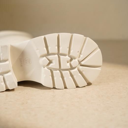 西村名物2025年冬季新款舒适百搭粗跟显高骑士靴不过膝高筒靴T25DQ49601 商品图12