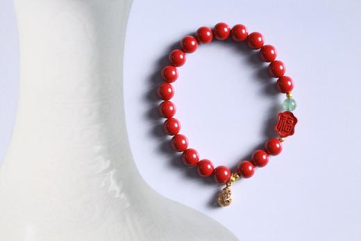 YHZS0117°双禧·朱砂手串 商品图0