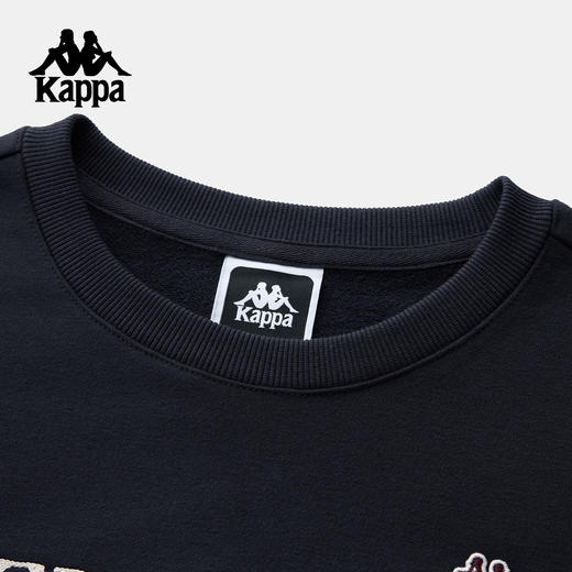 Kappa卡帕背靠背运动卫衣男2025新款秋季针织圆领套头衫上衣女潮K0F72WT21 商品图2