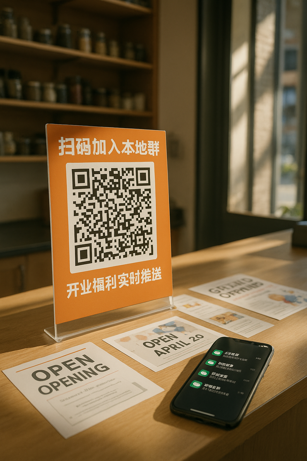 本地微信群快速加群攻略：實(shí)體店開業(yè)活動(dòng)引流方法