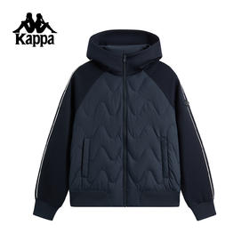 Kappa 运动羽绒服外套女2025新款冬季连帽保暖外套潮K0F82YY29