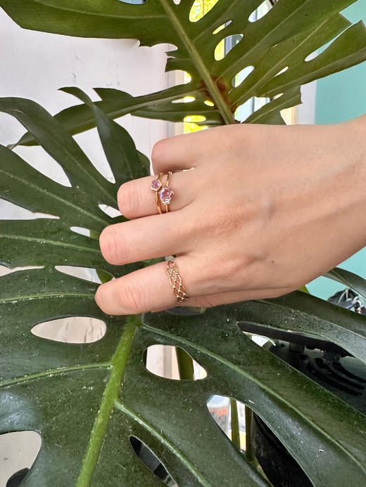 SpoiledBrat Jewelry 石榴石 粉尖晶石 戒指 商品图1