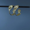 北京仓｜Monshiro-spoon-金色 勺形 纹理 耳环［日本设计师］ 商品缩略图4