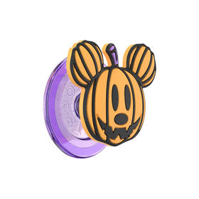 【米奇南瓜夜】派对南瓜米奇·MagSafe圆啪嗒 Disney联名系列 MAGSAFE磁吸手机气囊支架 Round圆啪嗒系列 橙色 夜光 万圣