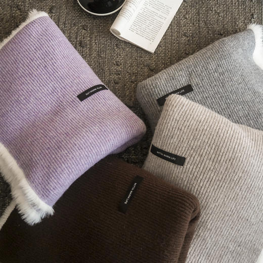 【换季出清】自然醒针织羊毛手工编织毯MT 商品图7