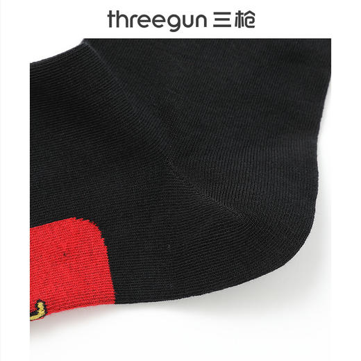 Threegun三枪 吉庆中筒男红袜（2双装）-T90061Z02 商品图8