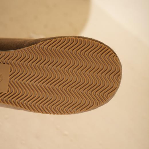 西村名物2025年冬季新款厚底防滑系带毛毛底保暖运动鞋德训鞋毛毛鞋T25DM49141 商品图10