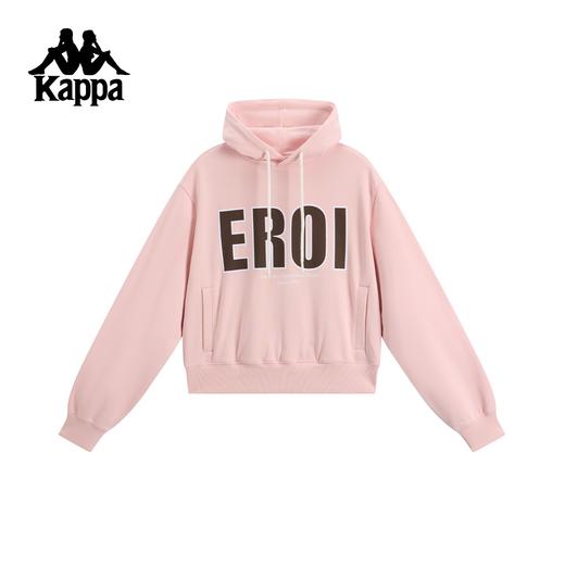Kappa卡帕背靠背运动卫衣女2025新款连帽套头衫宽松休闲针织卫衣K0F82MT03 商品图2