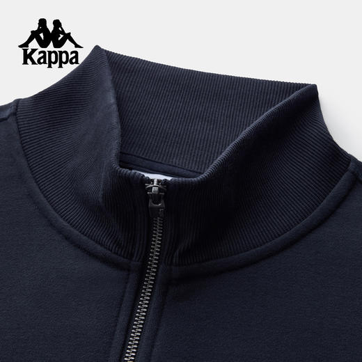 Kappa卡帕背靠背运动外套男2025秋季新款休闲针织立领开衫上衣女K0F72WK20 商品图1