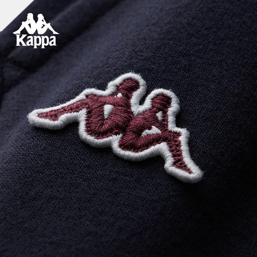 Kappa 运动裤女2025新款休闲针织束脚裤宽松刺绣长裤子K0F82AK21 商品图2