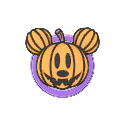 【米奇南瓜夜】派对南瓜米奇·MagSafe圆啪嗒 Disney联名系列 MAGSAFE磁吸手机气囊支架 Round圆啪嗒系列 橙色 夜光 万圣 商品图2