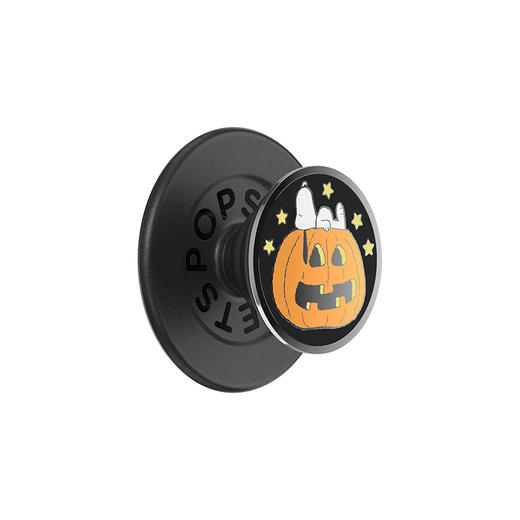 【等待南瓜大仙】躺下看星星·MagSafe圆啪嗒 MAGSAFE磁吸手机气囊支架 Round圆啪嗒系列 金属珐琅 黄色 史努比 Snoopy 商品图0