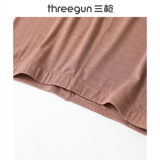 Threegun三枪 60支热力弹华绒女士肌底裤-T60062B01 商品图5