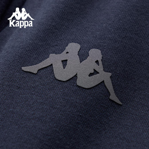 Kappa卡帕运动长裤男2025新款秋季纯棉直筒裤休闲加绒裤子跑步裤K0F72AK43 商品图2