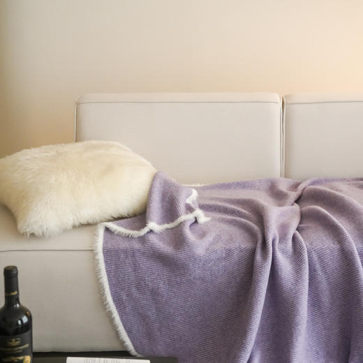 【换季出清】自然醒针织羊毛手工编织毯MT 商品图12