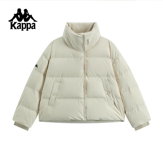 Kappa卡帕背靠背运动羽绒服女2025新款冬季保暖立领鸭绒泡芙外套K0F82YY47 商品图0