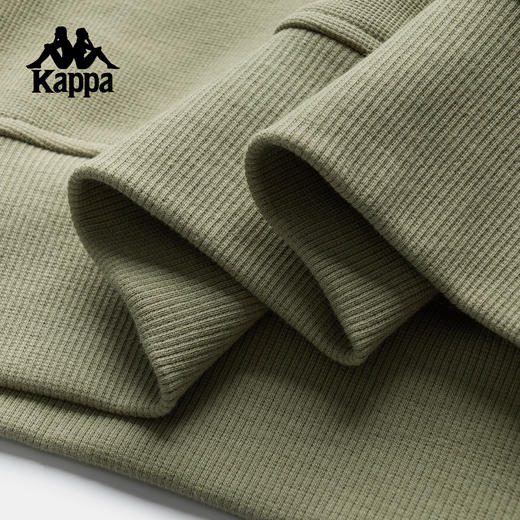 Kappa卡帕背靠背运动卫衣男2025新款秋季针织套头衫加绒刺绣上衣K0F72WT72 商品图4