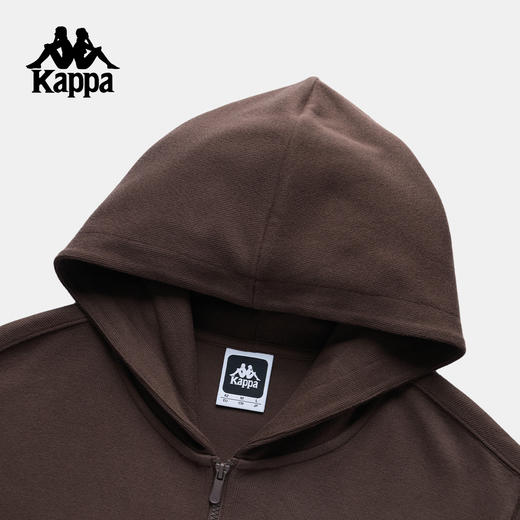 Kappa卡帕背靠背运动外套女2025秋季新款休闲针织连帽开衫上衣女K0F82MK02 商品图2