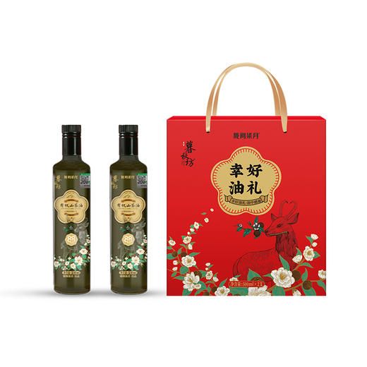 幸好油礼暮秋坊有机山茶油500mL*2礼盒简装 商品图1