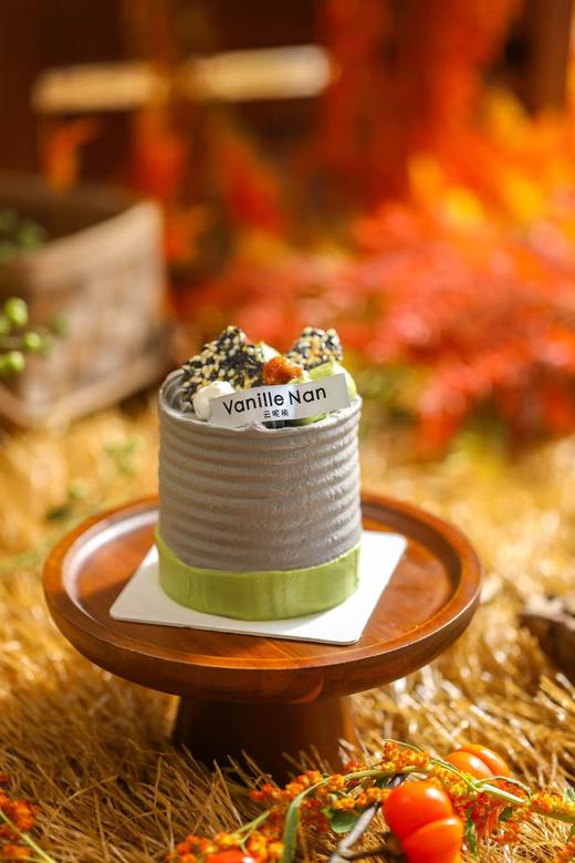 养生黑芝麻抹茶蛋糕 商品图0