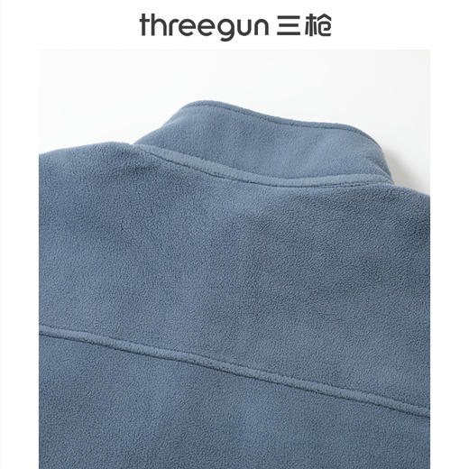 Threegun三枪 摇粒绒男士马甲-T80068A01 商品图8