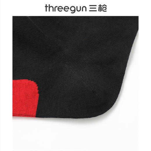 Threegun三枪 吉庆中筒女红袜（2双装）-T90062Z02 商品图6