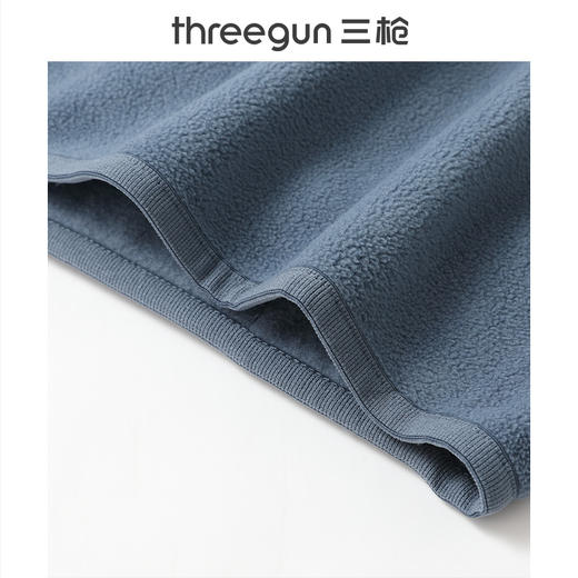 Threegun三枪 摇粒绒男士马甲-T80068A01 商品图9