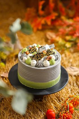 养生黑芝麻抹茶蛋糕