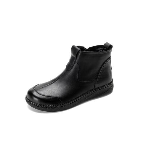 【绒里可选】西村名物2025年冬季新款厚底小坡跟舒软切尔西靴T25DS49231 商品图13