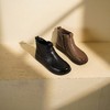 【绒里可选】西村名物2025年冬季新款厚底小坡跟舒软切尔西靴T25DS49231 商品缩略图7