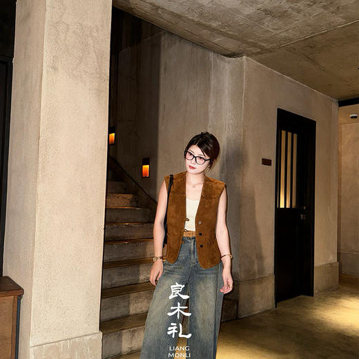 【特价不退不换】良木礼牛仔九分裤(腰带）（Q2592447） 商品图3