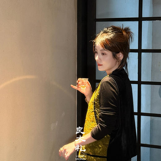 【不退不换】良木礼丝绒国风马甲（Q2591221） 商品图3