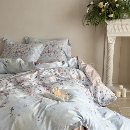 自然醒天丝棉磨毛数码印花四件套HS 商品图4