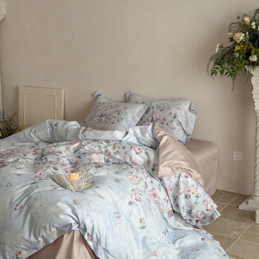 自然醒天丝棉磨毛数码印花四件套HS 商品图9