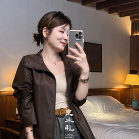 【部分现货】良木礼绵羊皮连帽外套（Q8146）