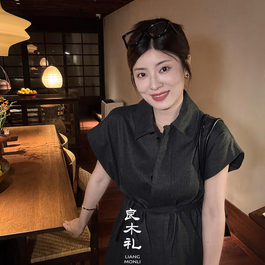 良木礼绵羊毛无袖外套（腰带）（Q2582125） 商品图1