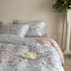 自然醒天丝棉磨毛数码印花四件套HS