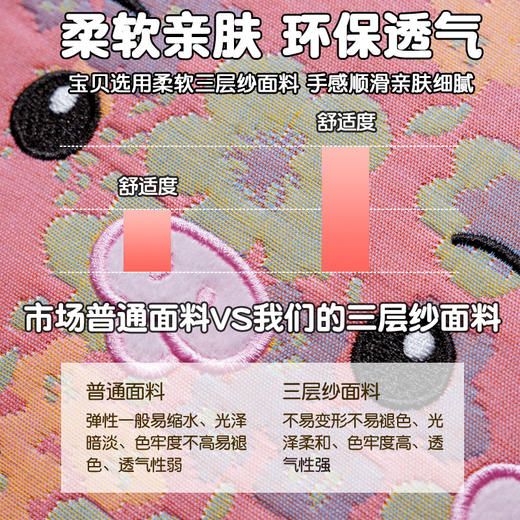 自然醒碎花三层纱半包围坐垫QYL 商品图5