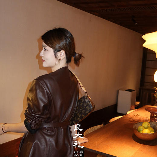 【预售7天】良木礼山羊鹿纹皮衣（腰带）（Q259110） 商品图4