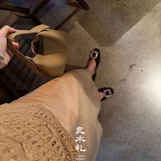 【不退不换】良木礼亚麻开叉半裙（X8165） 商品图1