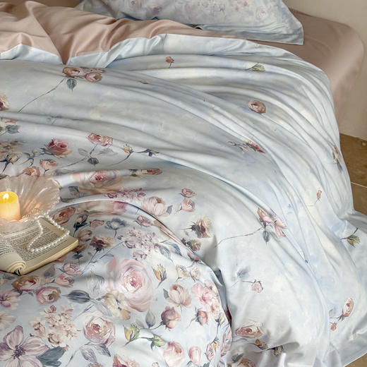 自然醒天丝棉磨毛数码印花四件套HS 商品图5