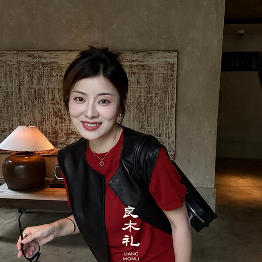 【预售7天】良木礼绵羊皮马甲（Q2584117） 商品图5