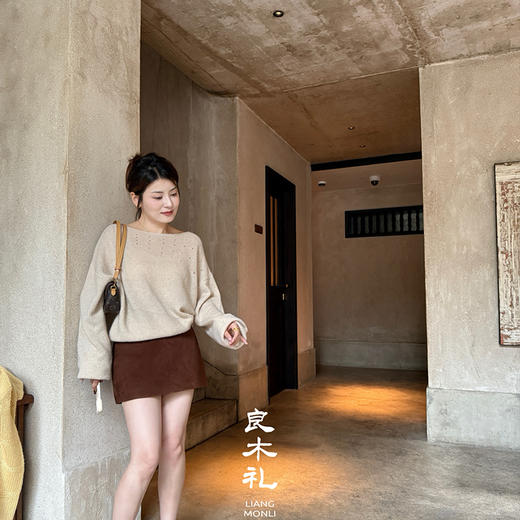 良木礼山羊皮半裙（Q258478） 商品图0